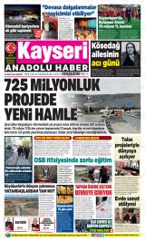 KAYSERİ ANADOLU HABER
