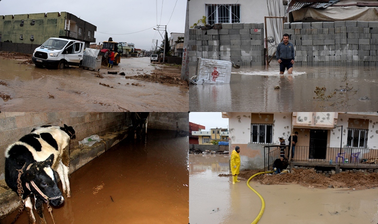 Yağış hayatı olumsuz etkiledi!