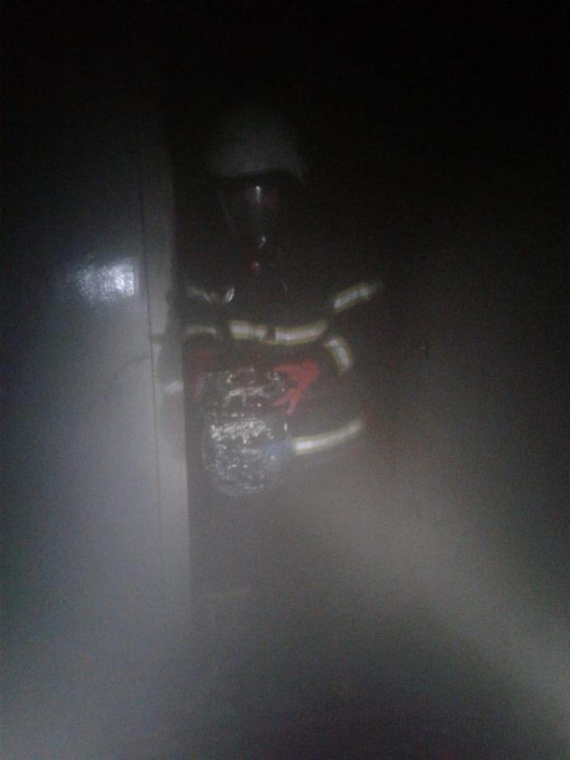 İş yerinde yangın çıktı