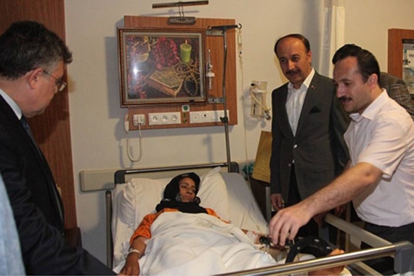 Vali Erin’den polislerin taradığı yurttaşlara ziyaret