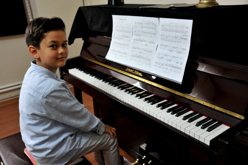 Küçük piyanist ilk yarışmasında Avrupa birincisi