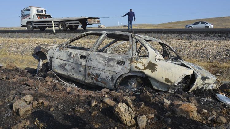 Kaza Sonrası Küle Döndü