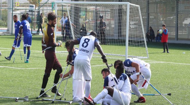 Şahinbey Ampute Kendi Evinde Galip