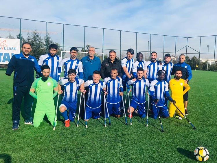 Şahinbey Ampute’den Galibiyet Sevinci