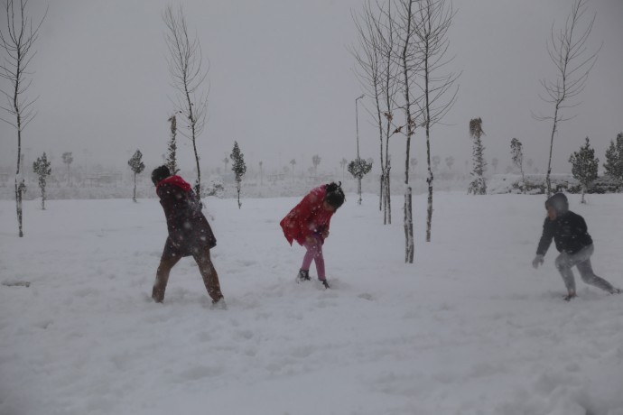 3 yıl sonra kar yağdı