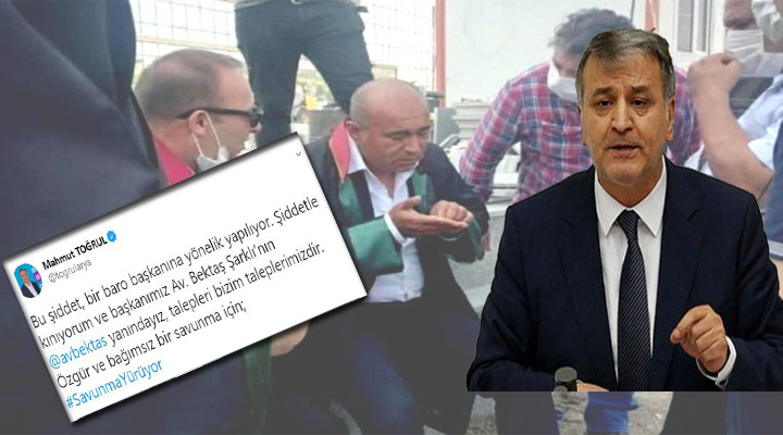 Milletvekilinden Saldırıya Uğrayan Baro Başkanına Destek