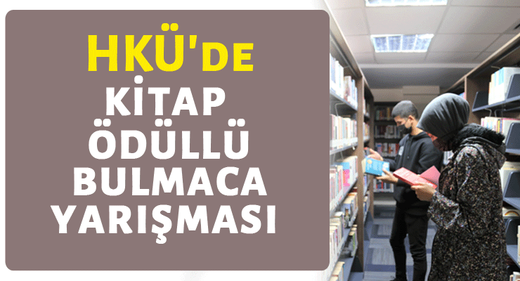 HKÜ’de kitap ödüllü bulmaca yarışması