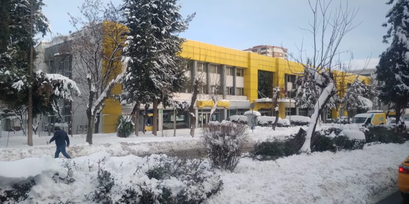 Gaziantep’te son 10 yılın en yüksek kar yağışı görüldü