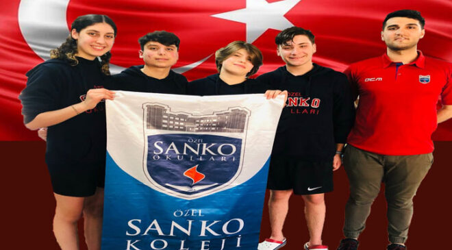 SANKO Okullarının dört öğrencisi milli takıma seçildi