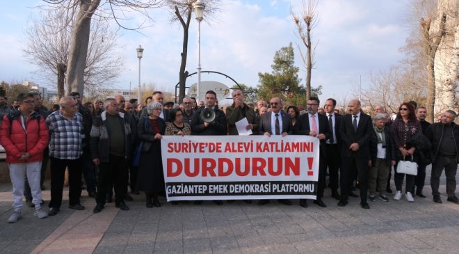 Gaziantep’ten uluslararası güçlere çağrı: “Suriye’deki katliamları durdurun”
